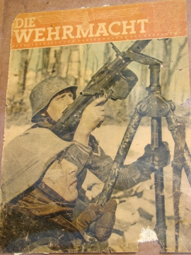 Portada de una revista de la Wehrmacht que data de la Segunda Guerra Mundial