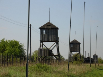 Casetas para guardia en Majdanek